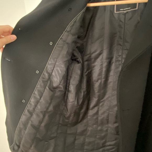 Black pea coat size s - Picture 4 of 6